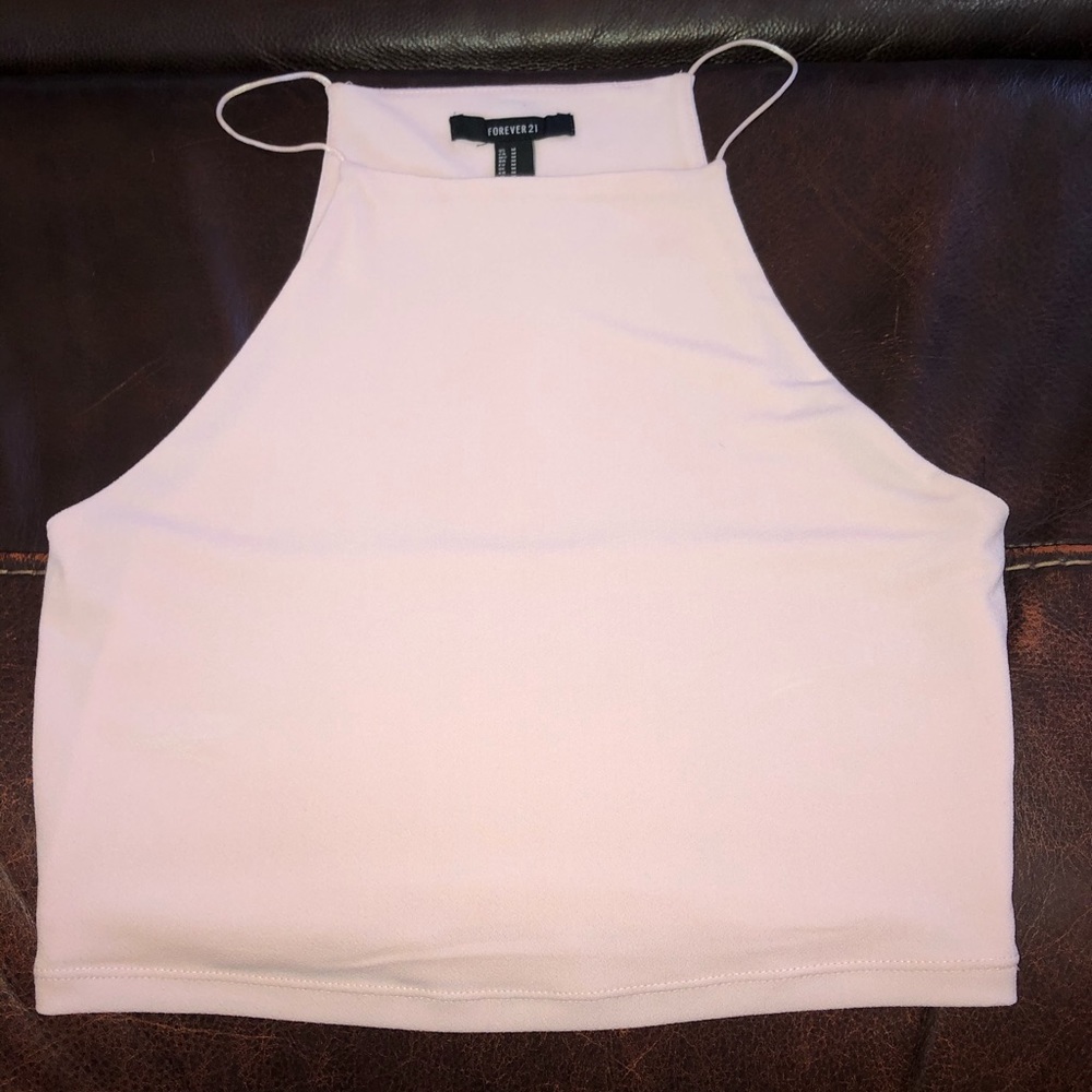 🍉LIGHT PINK HALTER TANK